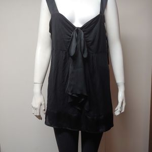 Black ANN Taylor Loft XL Flowy Sleeveless Top XL